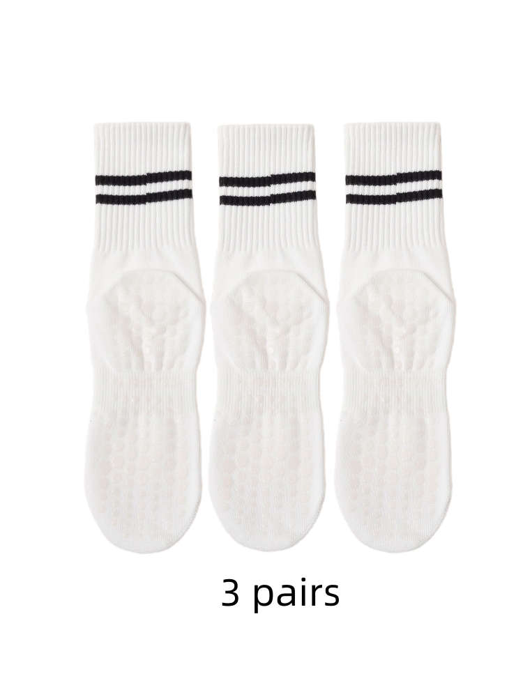 3 Pairs of Yoga Socks, Medium  - Medias Para Pilates Y Yoga ulasan dan harga