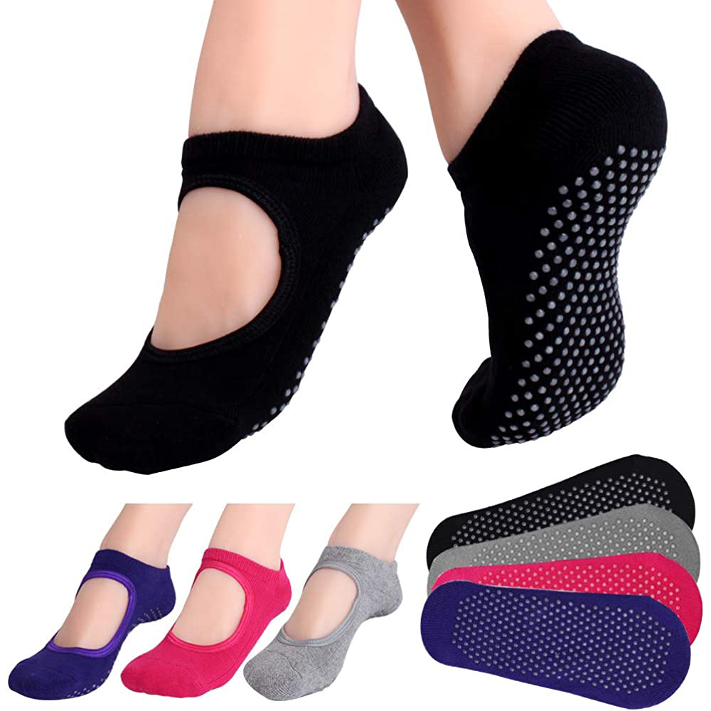 Backless Non-slip Fitness Pila - Medias Para Pilates Y Yoga ulasan dan harga