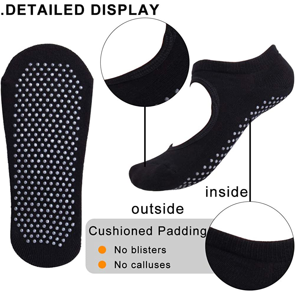 Backless Non-slip Fitness Pila - Medias Para Pilates Y Yoga ulasan dan harga