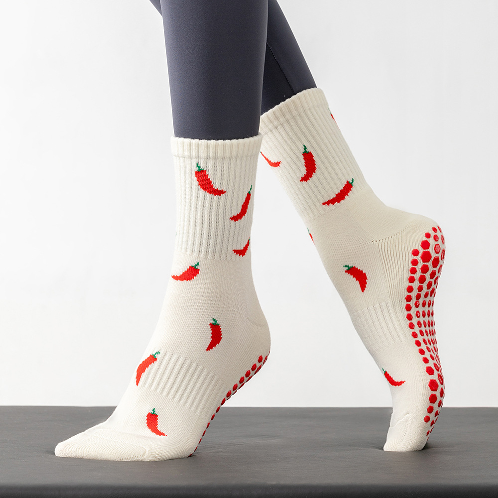 Yoga Socks Women Cotton Terry  - Medias Para Pilates Y Yoga ulasan dan harga