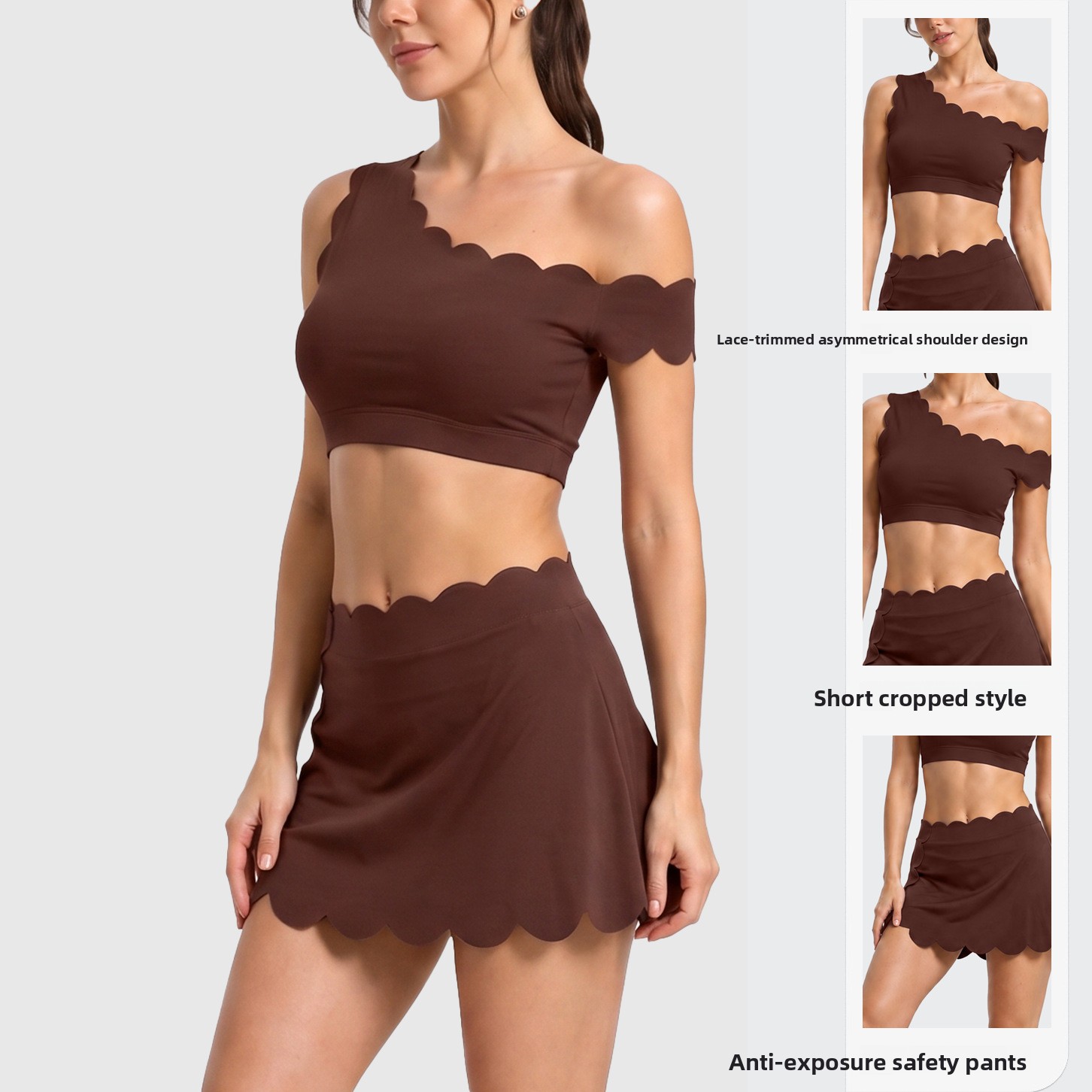 Women 2 Piece Tennis Outfit Se - Pilates Yoga One ulasan dan harga
